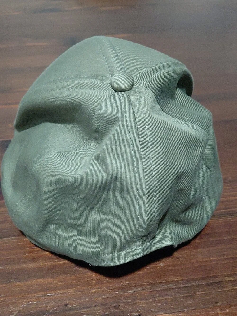 Zara Men's Olive Green Baseball Cap